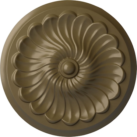 Flower Spiral Ceiling Medallion (Fits Canopies Up To 2), 12 1/4OD X 2 1/4P